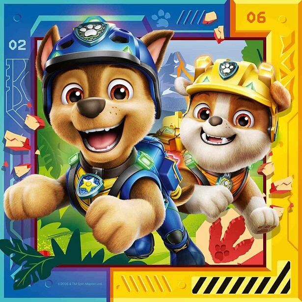 Ravensburger Labková patrola: Puzzle 3x49 elementov