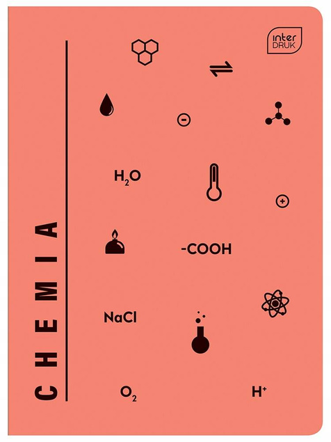 Zeszyt Szkolny Tematyczny CHEMIA A5 60 Kartki W Kratkę 70g Interdruk