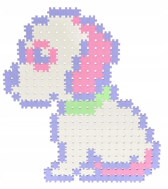 Klocki konstrukcyjne Pastel 1200 el. – Meli Minis