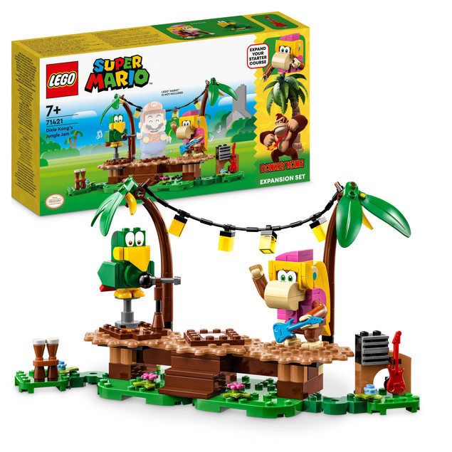 LEGO 71421 Super Mario Dżunglowy koncert Dixie Kong — zestaw rozszerzający
