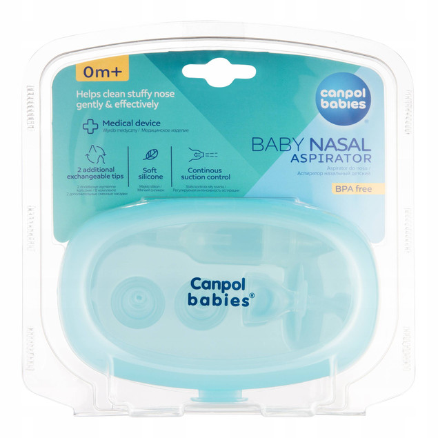 Aspirator Do Nosa Canpol Babies Gruszka 0M+ Miękka Końcówka