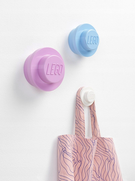 Wieszaki Ścienne LEGO Klocki Wielokolorowe – Zestaw