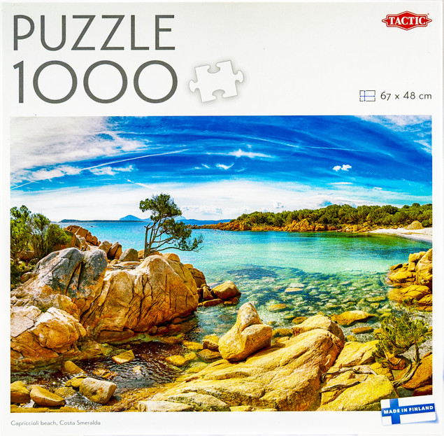 Tactic Puzzle 1000: Plaża Capriccioli, Costa Smeralda