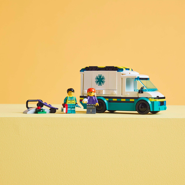 LEGO City 60451 Ambulans Ratunkowy z Minifigurkami