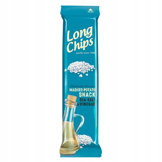 LONG CHIPS Chipsy ziemniaczane o smaku sól morska z octem 75 g