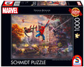 Schmidt PQ Puzzle 1000 el. Thomas Kinkade: Spider-Man i Przyjaciele Marvel
