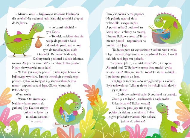 Czytanki Sylabowe SMOK TADEK Z POTWORKOWA Monika Ślizowska 5+ Skrzat