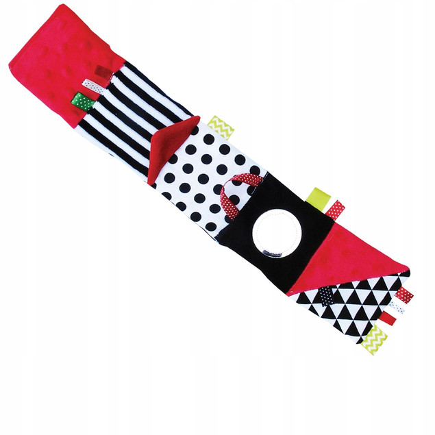 Mom's Care Książeczka Kontrastowa Sensoryczna Sensory Lustro 0+ Hencz Toys