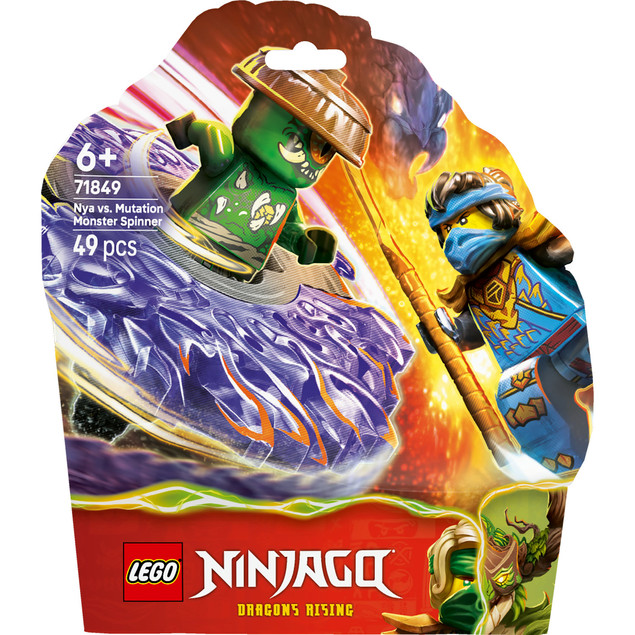 LEGO NINJAGO Nya vs Mutanci Spinner 71849 - Akcja Dragons Rising