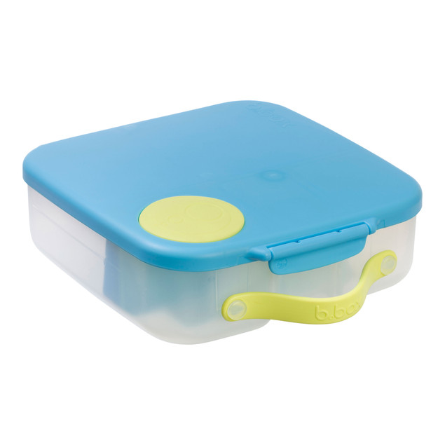 Lunchbox, śniadaniówka do szkoły, pracy, przegródki, wkład chłodzący, 2l, Ocean Breeze, b.box