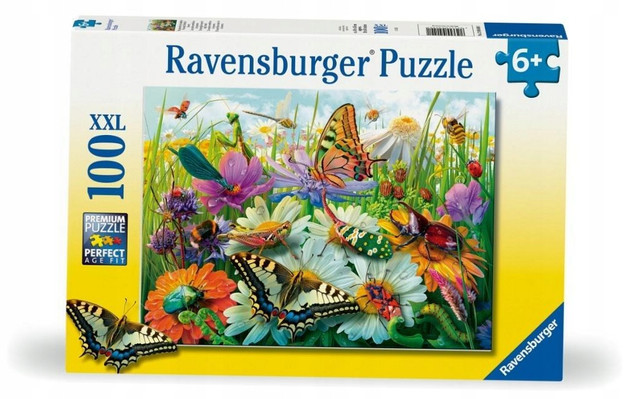 Puzzle dla dzieci 2D: Motyle 100el