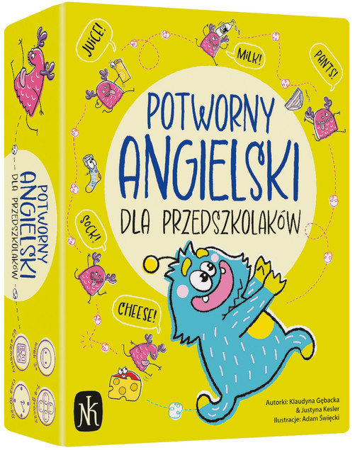 Potworny Angielski dla Przedszkolaków - Gra Planszowa Nasza Księgarnia
