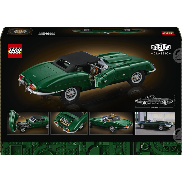 LEGO Icons 11381 Jaguar E-Type – Klasyczny Model Samochodu dla Dorosłych