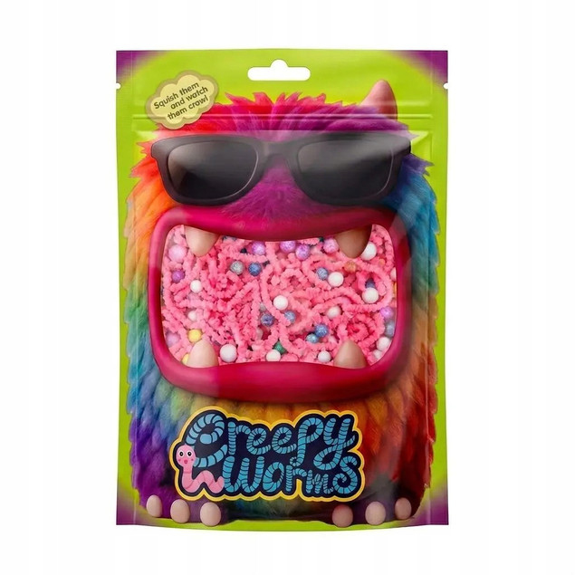 Masa Antystresowa Stnux Creepy Worms Różowa