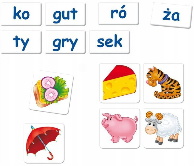 Układanka Edukacyjna Sylaby – Adamigo