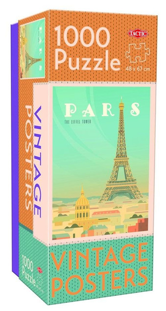 Puzzle Tactic Vintage Paris 1000 elementów – Układanka Widok Paryża
