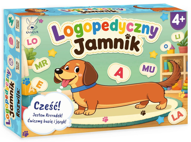 Gra Planszowa Logopedyczny Jamnik Kangur