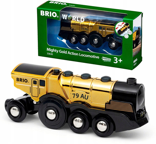 Lokomotywa Brio Mighty Gold Action 33630