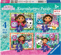 Puzzle dla dzieci 4w1 Koci Domek Gabi Ravensburger