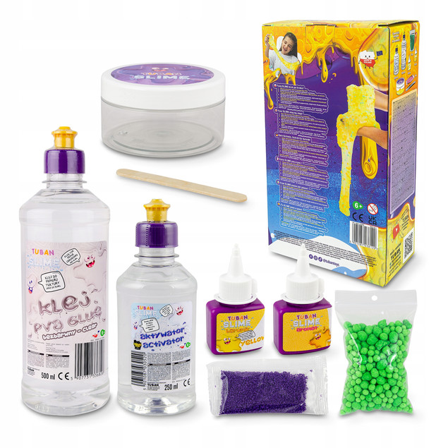 Zestaw DIY Sensory Slime 6w1 8el