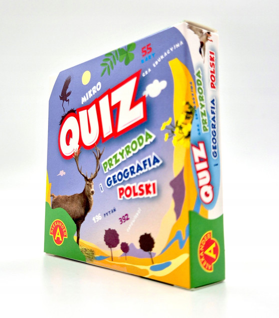 Gra planszowa Mikro Quiz Przyroda i geografia Polski Alexander