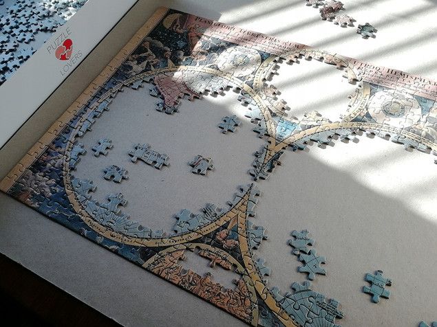 Tactic Puzzle 500 Stara Mapa Świata Fińskie 47x31cm dla 8+