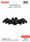 Balon Halloween Nietoperz 87x36cm
