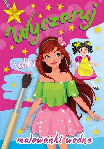 MALOWANKI KOLOROWANKI Z NAKLEJKAMI  LALKI