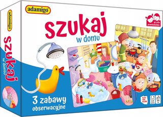 Szukaj W Domu Zestaw Edukacyjny Uczy Myślenia Kojarzenia 3+ Adamigo