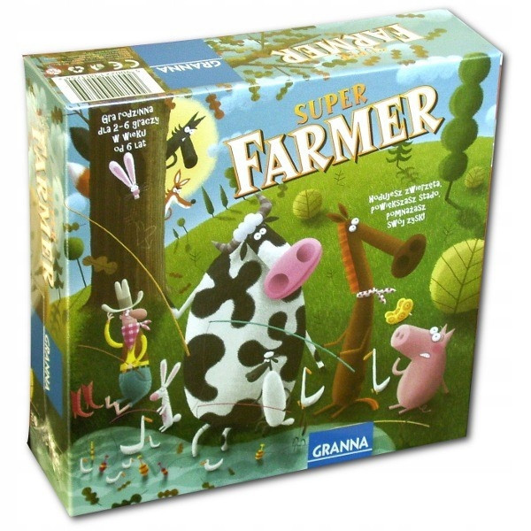 Super Farmer Rodzinna Gra Planszowa Dla Dzieci 6+ Granna 00175