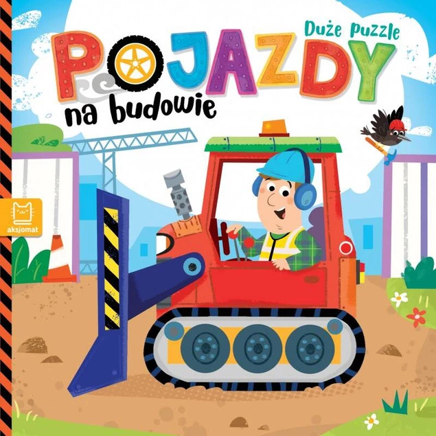 KSIĄŻECZKI DLA DZIECI DUŻE PUZZLE POJAZDY