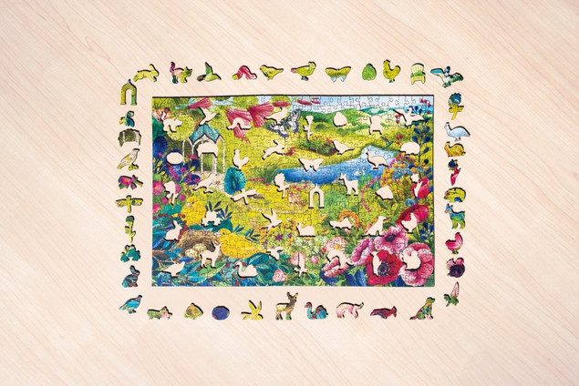 Ravensburger Drewniane Puzzle 500 elementów