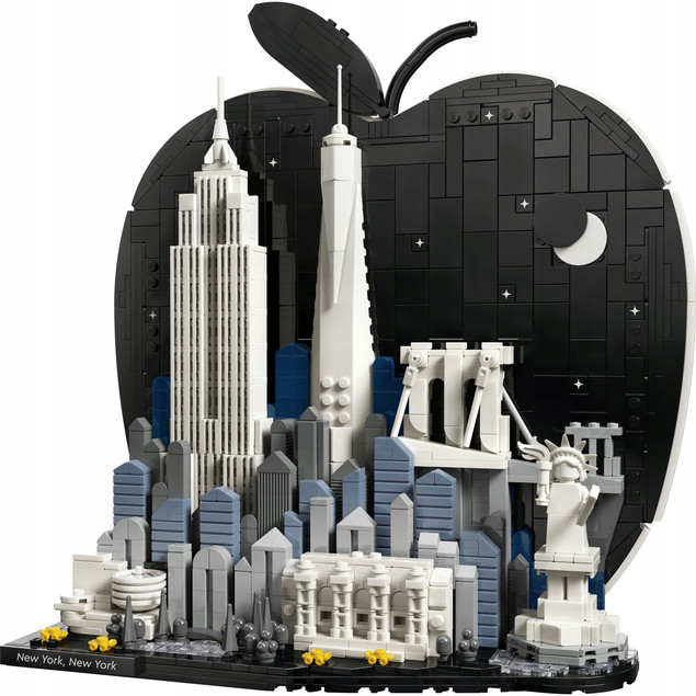 LEGO Architecture 21066 Nowy Jork - Wielkie Jabłko | Model dla Dorosłych