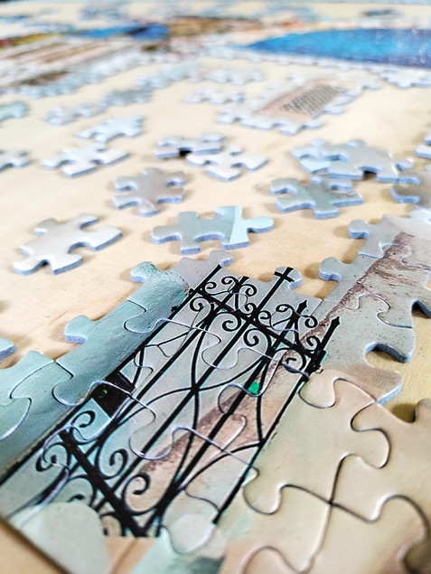 Puzzle Tactic Santorini, Grecja 1000 elementów Krajobraz Wyspy