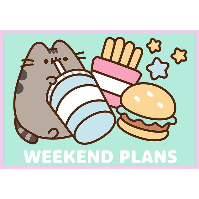 Trefl Puzzle Pusheen 4x250 el. Zestaw 4w1 Poznajcie Kotka