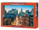 Puzzle 1000 Układanka Widok Manhattan NOWY JORK Miasto Noc Obraz 9+ Castor