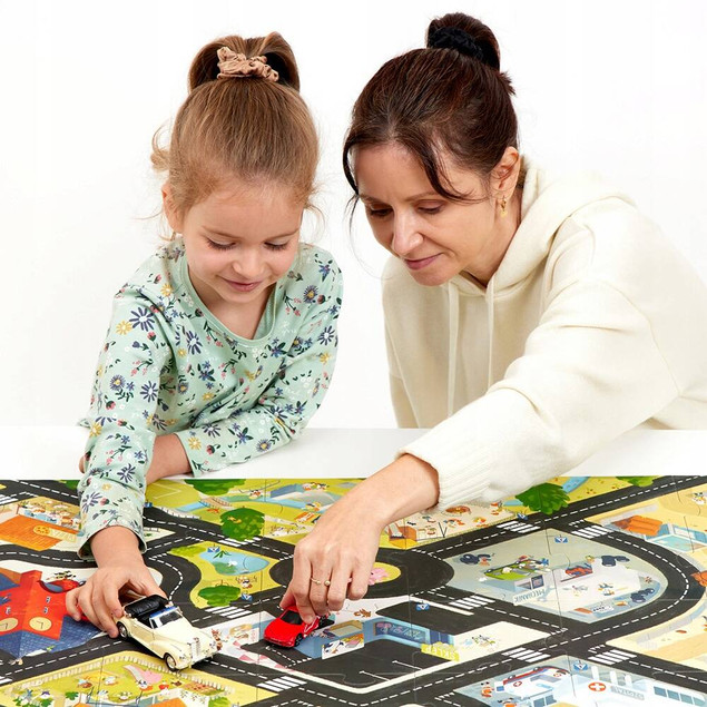 Duuuże Puzzle Droga dla pojazdów Miasto – CzuCzu