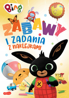 Bing Zabawy i Zadania Z Naklejkami Beata Żmichowska 3+ HarperKids