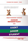 Matematyka z Wesołym Kangurem 2023 Suplement: Testy i Rozwiązania (Kadet, Junior, Student)