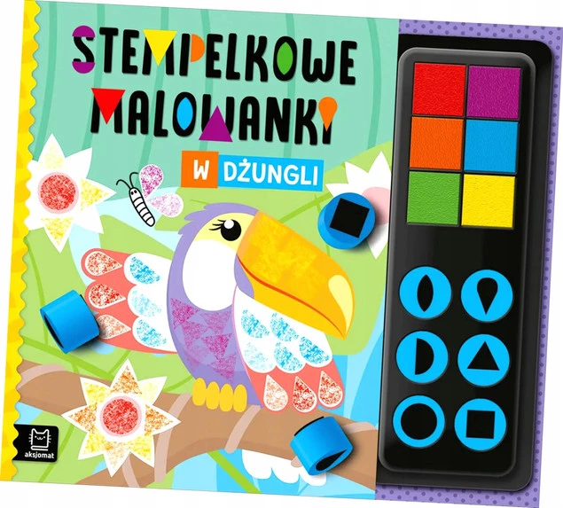 Stempelkowe malowanki. W dżungli Kaczyńska Agata_1