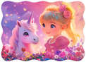 Puzzle Castorland 30 elementów Puzzle 30 el. Księżniczka z jednorożcem