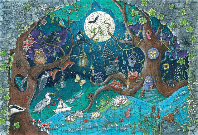 Puzzle Ravensburger Drewniane Magiczny Las 500 elementów