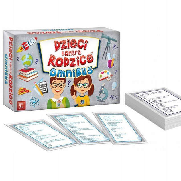 Dzieci Kontra Rodzice Omnibus Rodzinna Gra W Pytania 7+ Kangur