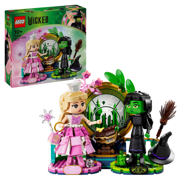 LEGO Wicked Zestaw: Figurki Elphaby i Glindy – 558 Elementów