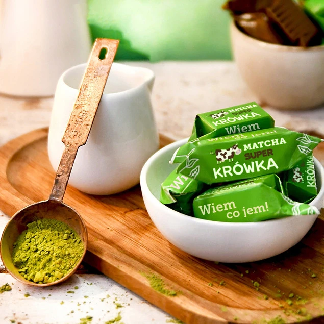 SUPER FUDGIO wege Krówki Bezmleczne z Matchą 150g