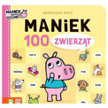 Maniek. 100 Zwierząt Agnieszka Matz. Sztywnostronicowa Książka Edukacyjna