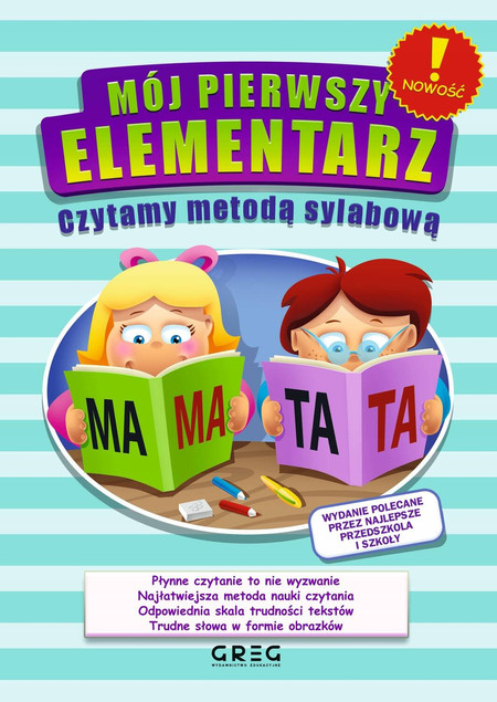 Mój Pierwszy Elementarz Czytanie Metodą Sylabową – Alicja Karczmarska-Strzebońska