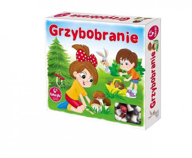 Grzybobranie – gra planszowa 2+ (4 graczy) – Kukuryku