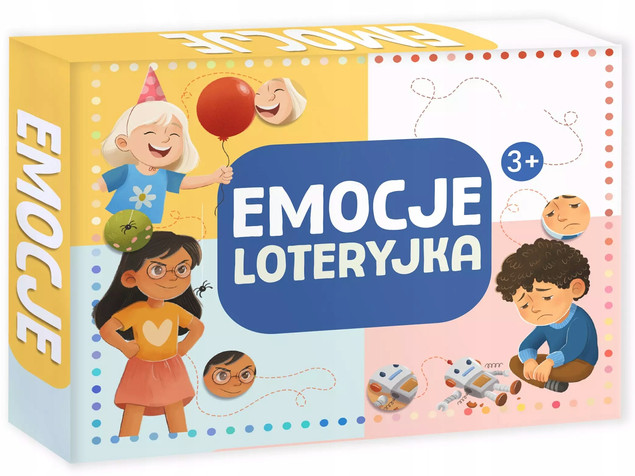 Gra Planszowa Loteryjka Emocje 3+ Kangur dla Dzieci - Rozwój Empatii