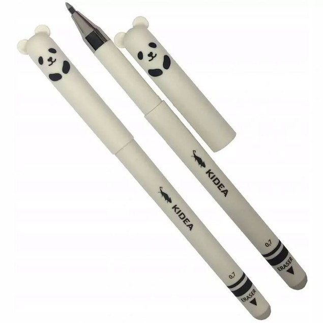 40x Długopisy Zmazywalne Ścieralne Z Gumką MISIE Kolorowe Kidea